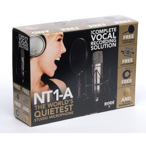 Rode NT1A Condenser Microphone Studio Bundle