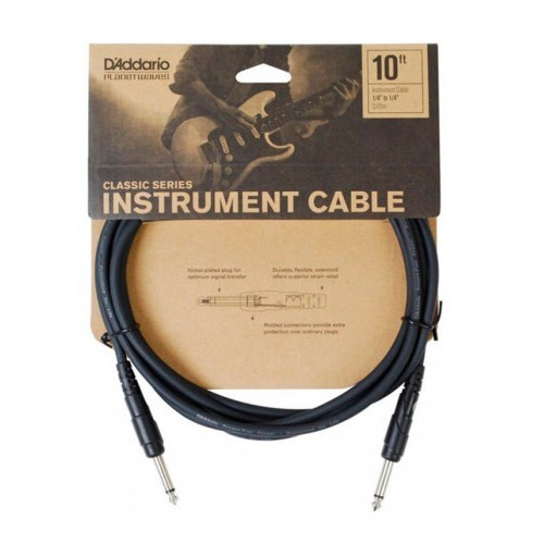 D'Addario Planetwaves PWCGT10 Instrument Cable 10ft