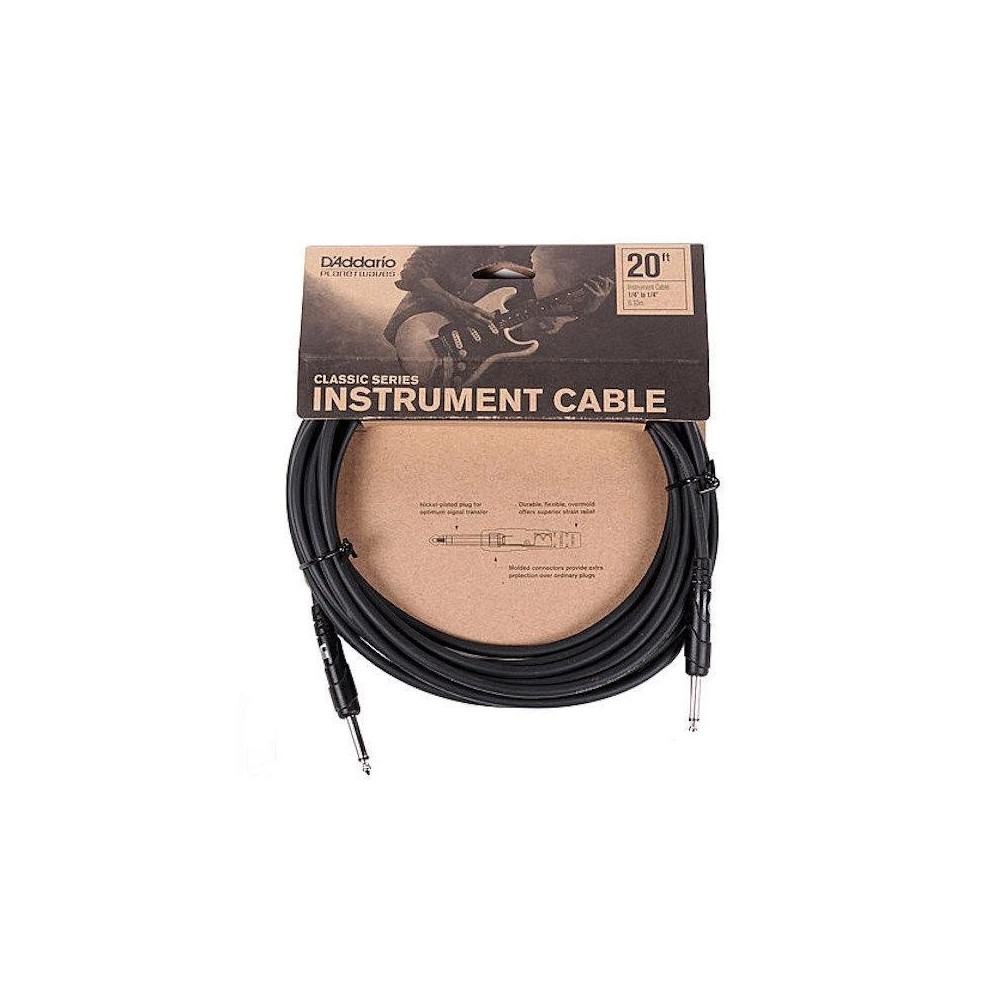 D'Addario Planetwaves PWCGT20 Instrument Cable 20ft