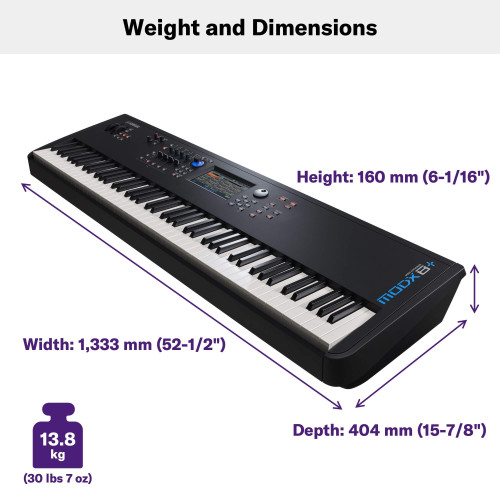 Yamaha MODX8+ 88-Keys Synthesizer Keyboard for Best Price in India