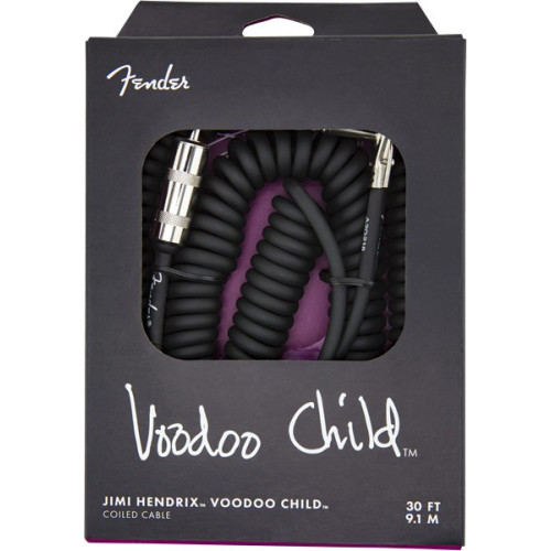 Fender JH Voodoo Child Cable BLK 30': Best Price in India|Music Stores