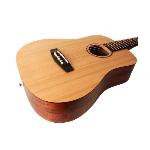 Cort AD Mini Acoustic Guitar - Open Pore | Perfect for Travel & Studio