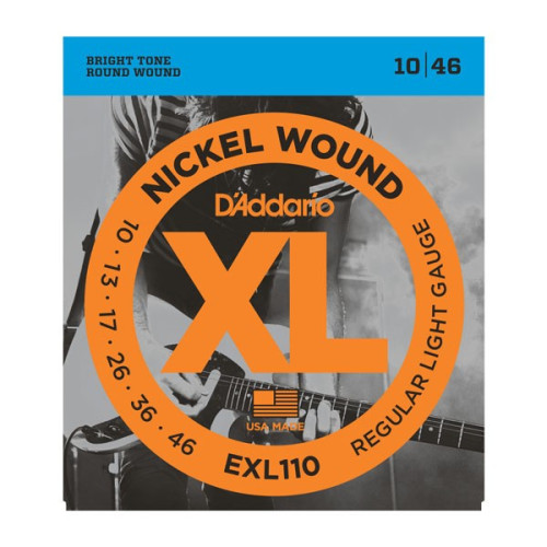 D'Addario EXL110 Regular Light Electric Guitar String Set