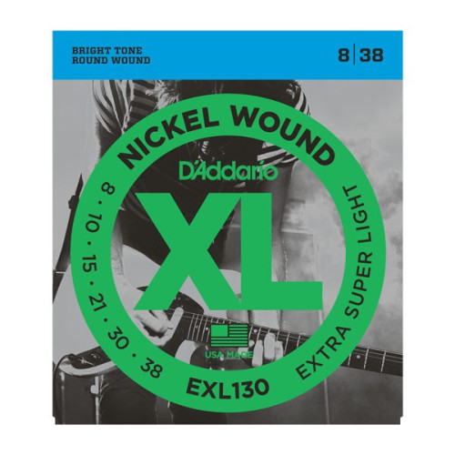 D'Addario EXL130 Extra Super Light Electric Guitar String Set