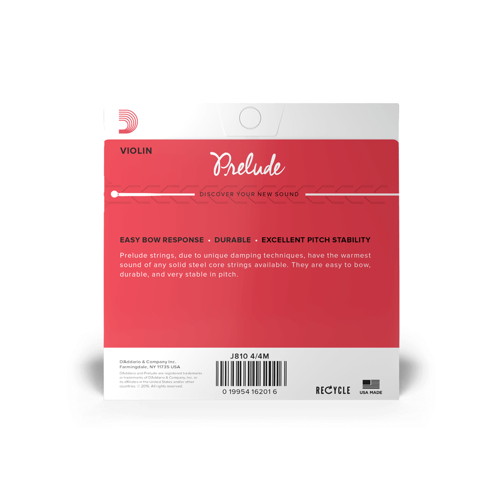 Daddario Prelude J810 4/4 Size Violin Strings for Best Price in India