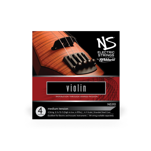 NS Electric Violin String Set 4/4 Medium Tension