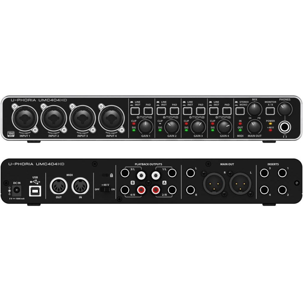 Behringer Uphoria UMC404HD 4x4 Audio Interface