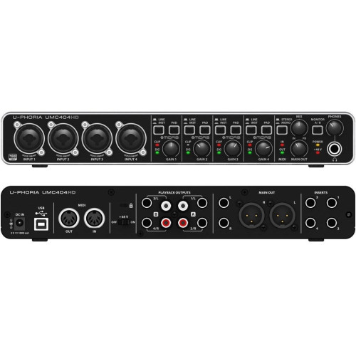 Behringer Uphoria UMC404HD 4x4 Audio Interface