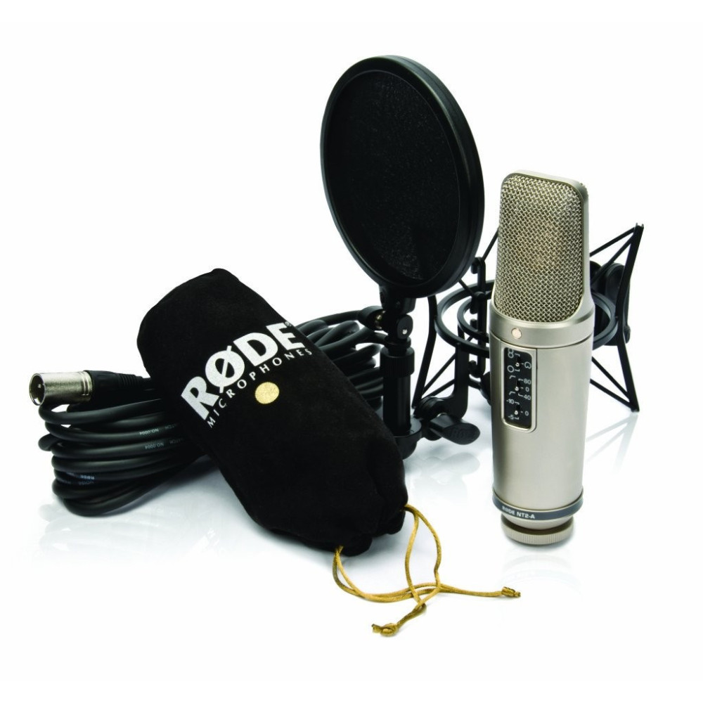 Rode NT2-A Large Diaphragm 3 Polar Pattern Studio Condenser Mic Best Price In India