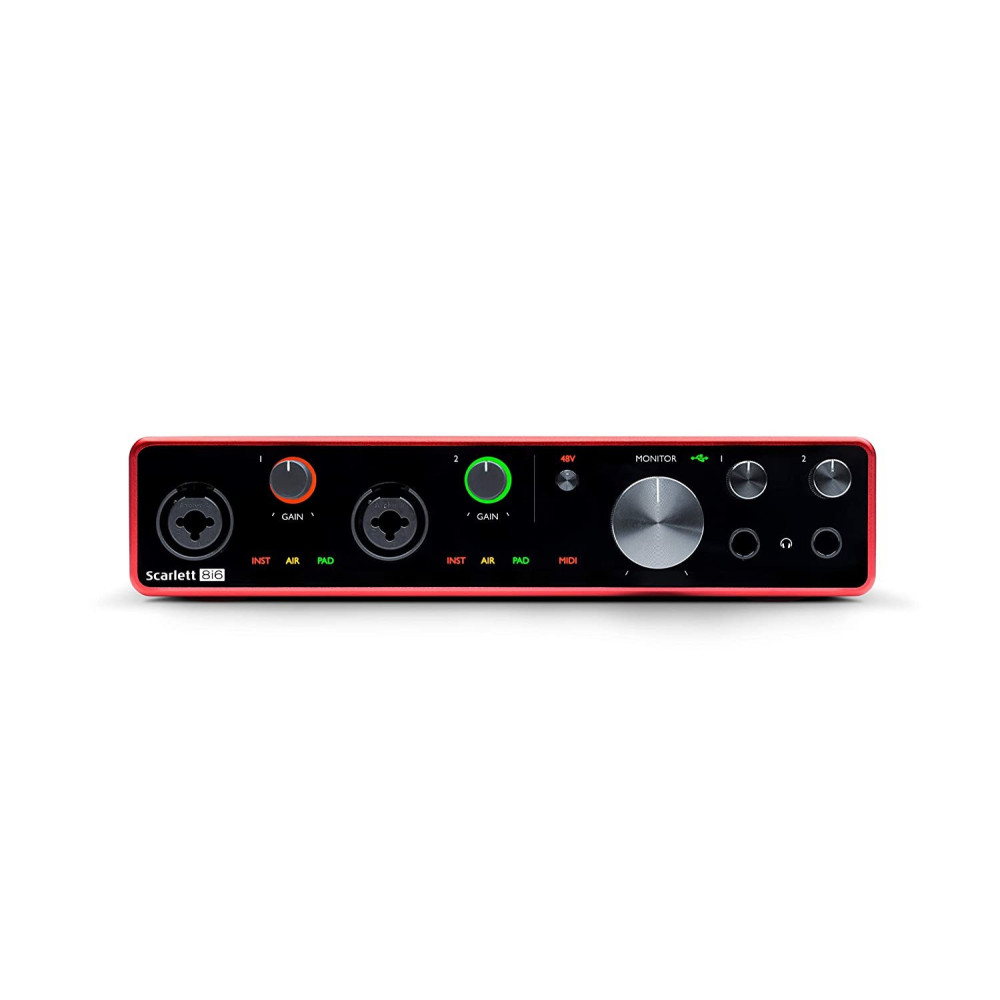 Focusrite Scarlett 8i6 (3rd Gen) USB Audio Interface for Best Price In India