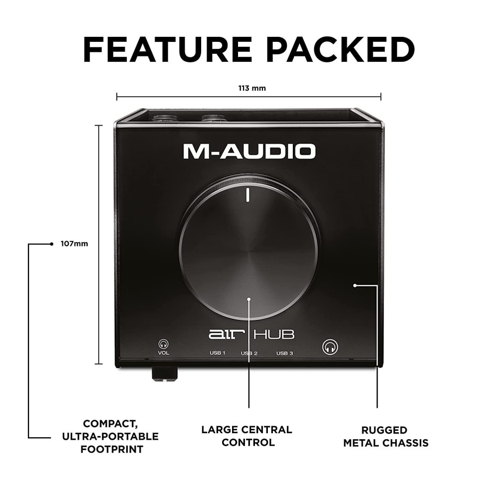 M-Audio AIR HUB Usb Monitoring Audio Interface for Best Price