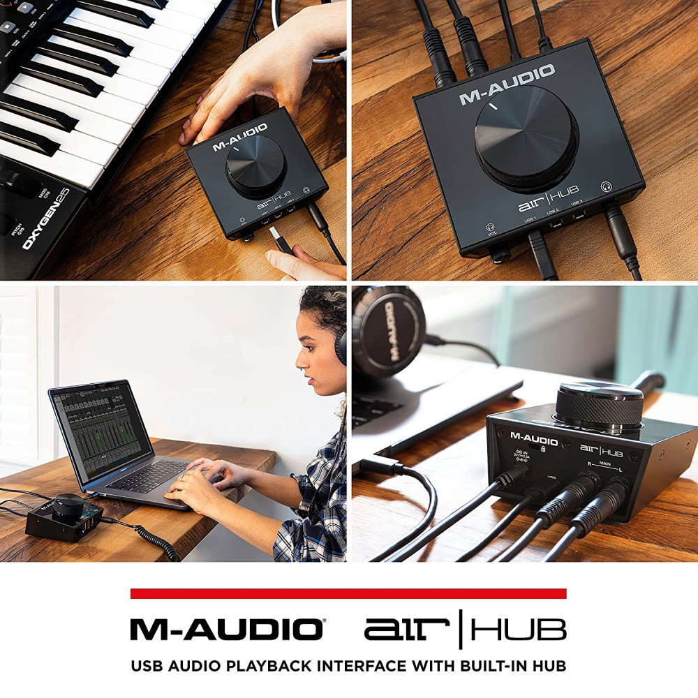 M-Audio AIR HUB Usb Monitoring Audio Interface for Best Price