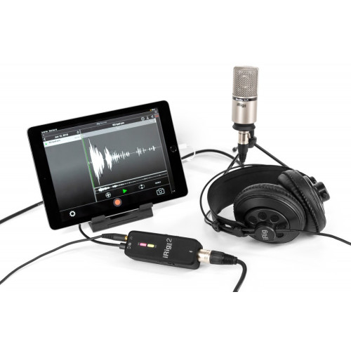 IK Multimedia iRig Pre 2 Microphone Preamp for Phones,Tablets and DSRL's