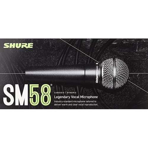 Shure SM58S Dynamic Vocal Microphone