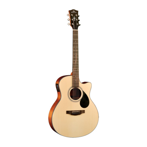 Kepma EACE Semi Acoustic Guitar -Black, Natural, Sunburst