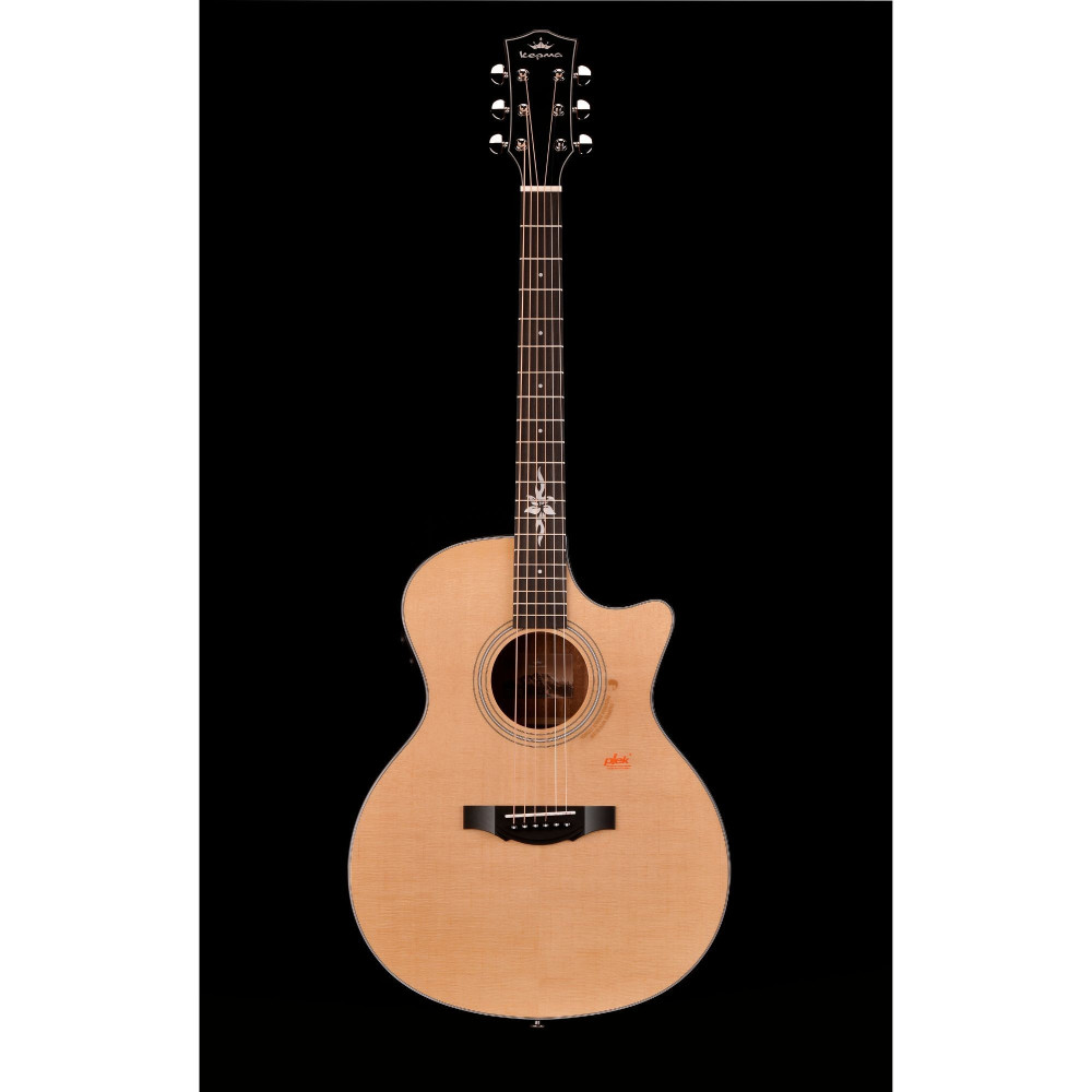 Kepma F1EGA Grand Auditorium Trans Acoustic Guitar