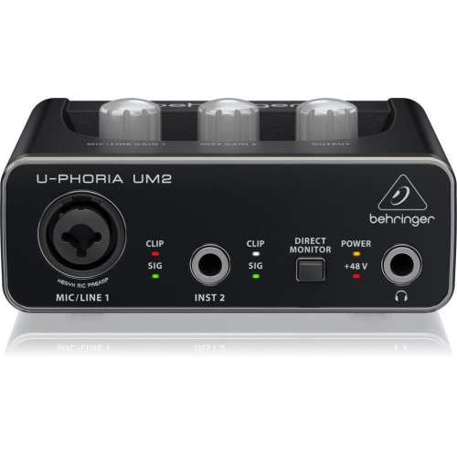 Behringer Uphoria UM2 Audio Interface for Best Price |Music Stores