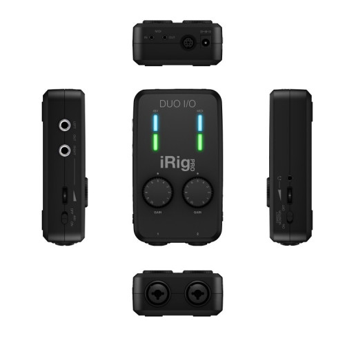 IK Multimedia Irig Pro DUO I/O Audio Interface for iPhone,iPad