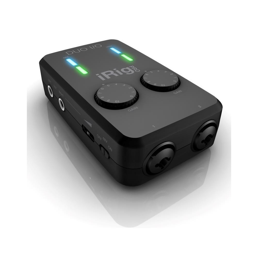 IK Multimedia Irig Pro DUO I/O Audio Interface for iPhone,iPad