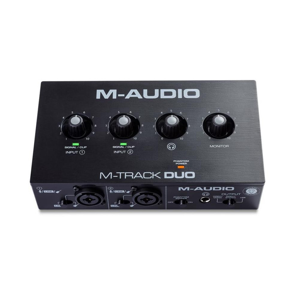 M-Audio M-Track Duo Usb Audio Interface for Mac/IOS/PC