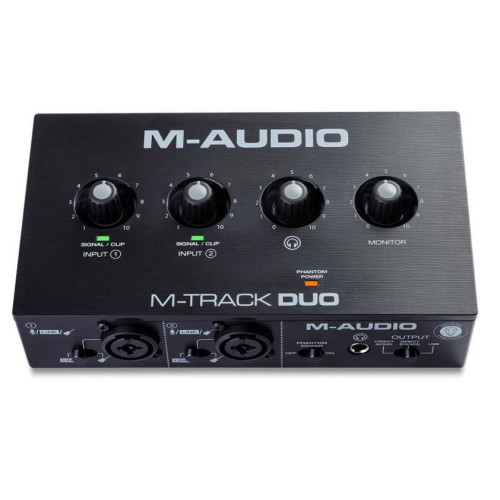 M-Audio M-Track Duo Usb Audio Interface for Mac/IOS/PC