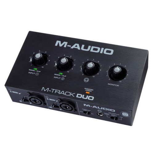 M-Audio M-Track Duo Usb Audio Interface for Mac/IOS/PC