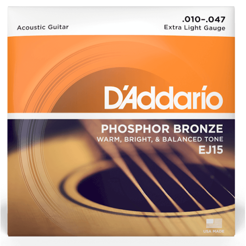 D'Addario EJ15 Phosphor Bronze Acoustic Guitar Strings