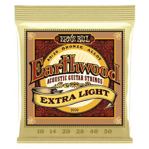 Ernie Ball EarthWood Bronze .010-.050 Guitar Strings | D'Addario