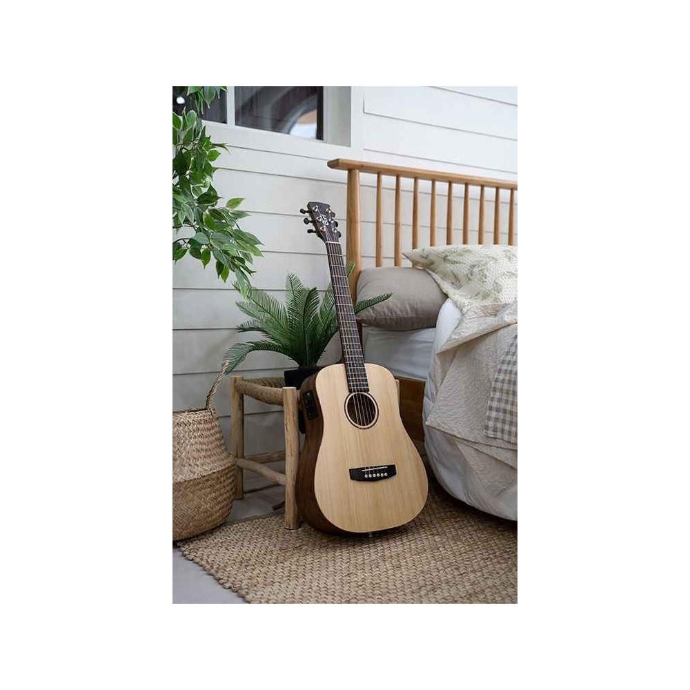 Cort Earth Series EARTH-MINI E Adirondack Electric Acoustic Guitar | Hear Rich Tone