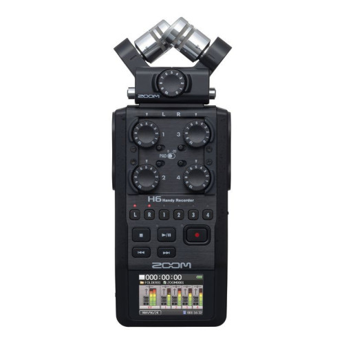 Zoom H6 Handheld Recorder - Black | Get Award-Winning Studio Sound On The Go!