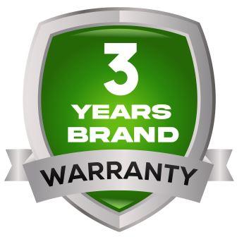 3 Years Brand Warranty